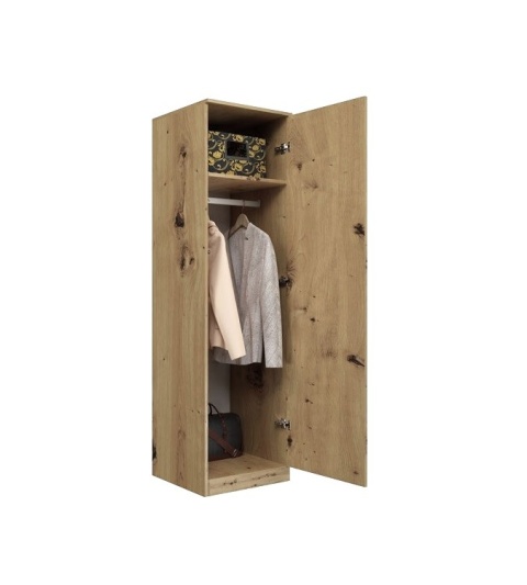 Szafa jednodrzwiowa z półkami SZAF-1001-ART