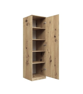 Szafa jednodrzwiowa z półkami SZAF-1001-ART