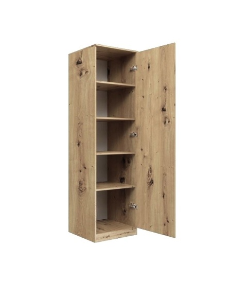 Szafa jednodrzwiowa z półkami SZAF-1001-ART