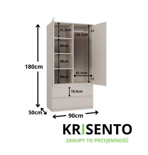Szafa kaszmir SZAF-1008-KASZ