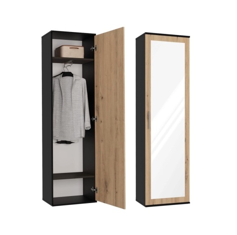 Szafa na kurtki i buty 50cm SZAF-1003-ANT-ART