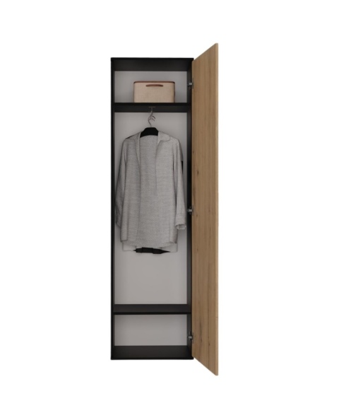 Szafa na kurtki i buty 50cm SZAF-1003-ANT-ART