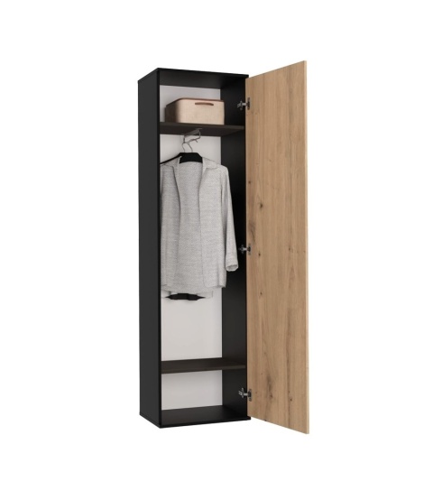 Szafa na kurtki i buty 50cm SZAF-1003-ANT-ART