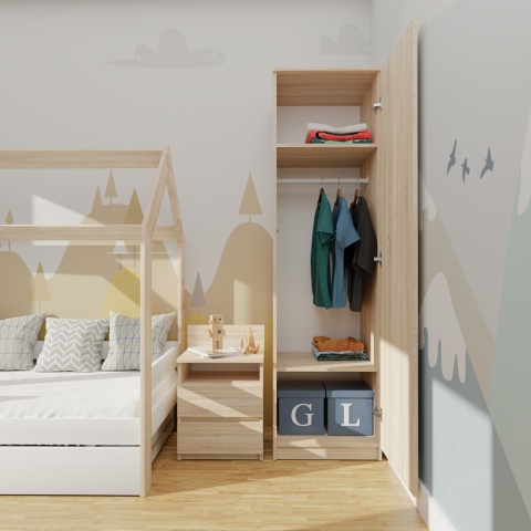 Szafa ubraniowa głębokość 50 cm SZAF-1001-SON