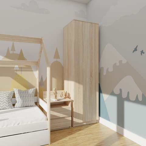 Szafa ubraniowa głębokość 50 cm SZAF-1001-SON