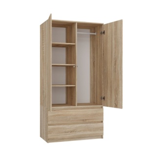 Szafa z szufladami i półkami 90cm SZAF-1008-SON