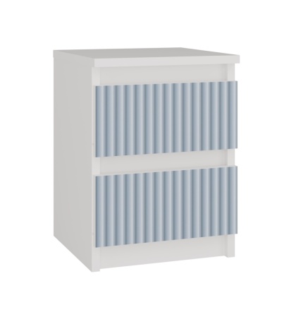 Szafka nocna dla dzieci SN-304-BIEL-NIEB