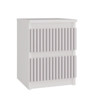 Szafka nocna dla dziewczynki SN-304-BIEL-ROZ