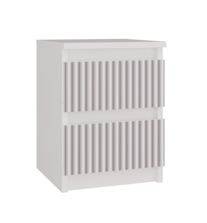 Szafka nocna dla dziewczynki SN-304-BIEL-ROZ