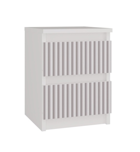 Szafka nocna dla dziewczynki SN-304-BIEL-ROZ