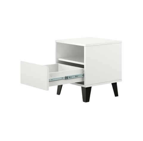 Szafka nocna na nóżkach SN-309-BIEL