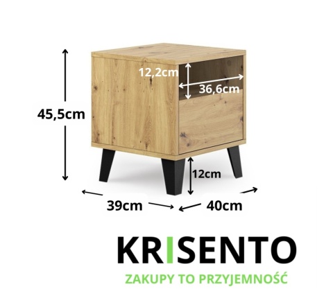 Szafka nocna skandynawska SN-309-ART