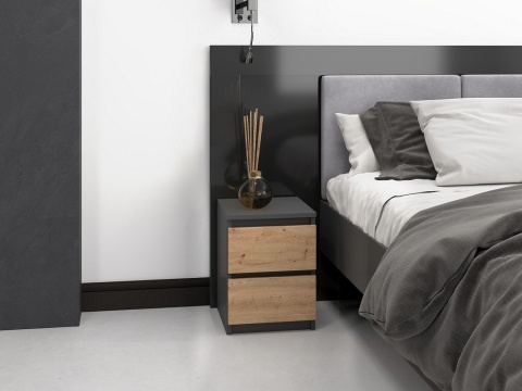 Szafka sypialniana SN-308-ANT-ART