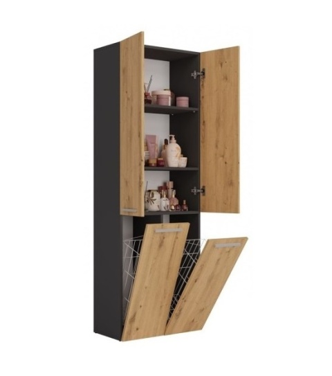 Szafka z koszami na pranie LAZ-1322-ANT-ART