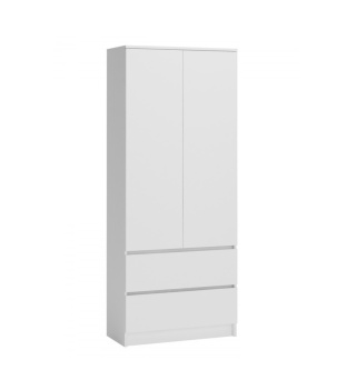 Tania szafa na ubrania 90 cm SZAF-1008-BIEL-MAT