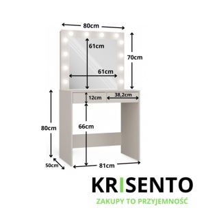 Toaletka kaszmir TOA-1601-KASZ