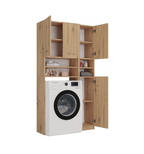 Zestaw mebli do łazienki dąb artisan LAZ-1307-ART