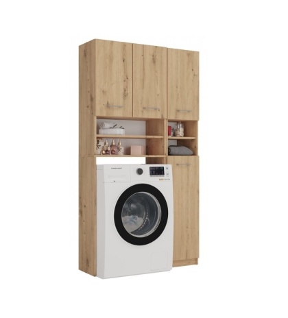 Zestaw mebli do łazienki dąb artisan LAZ-1307-ART