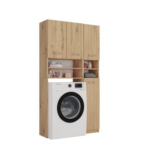 Zestaw mebli do łazienki dąb artisan LAZ-1307-ART