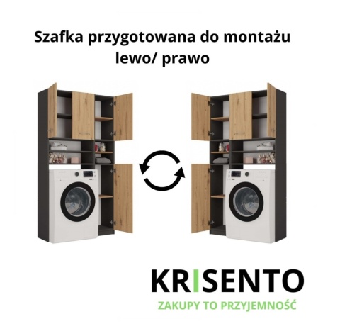 Zestaw szafek do łazienki LAZ-1307-ANT-ART