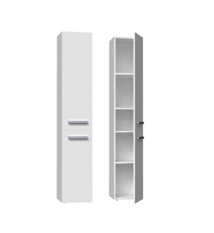 Biała szafka łazienkowa LAZ-1314-BIEL-MAT