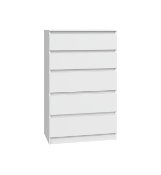 Biała szafka z szufladami KOM-903-BIEL-MAT
