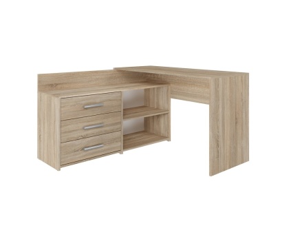 Biurko komputerowe narożne sonoma BIUR-704-SON