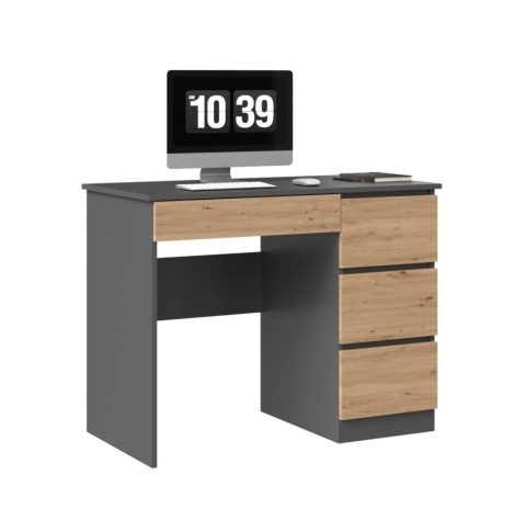 Biurko młodzieżowe BIUR-706-ANT-ART-P