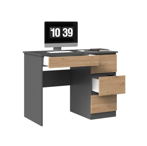 Biurko młodzieżowe BIUR-706-ANT-ART-P