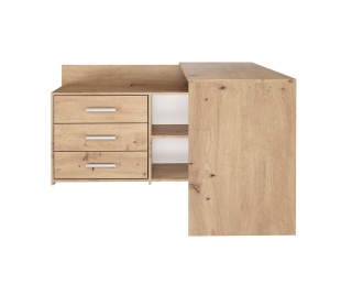 Biurko rogowe dąb artisan BIUR-704-ART