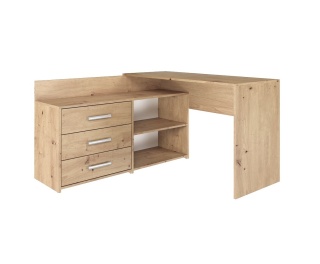 Biurko rogowe dąb artisan BIUR-704-ART