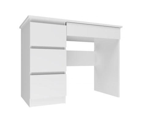 Biurko z szufladami BIUR-706-BIEL-MAT-L