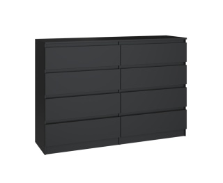 Czarna komoda KOM-908-CZERN-MAT
