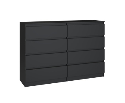 Czarna komoda KOM-908-CZERN-MAT