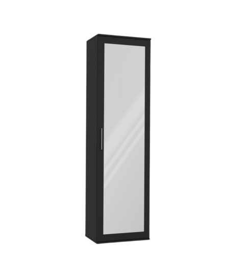 Czarna szafa z lustrem SZAF-1003-CZERN-MAT