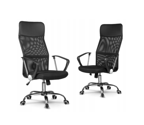 Fotel biurowy siatka FOT-403-CZERN