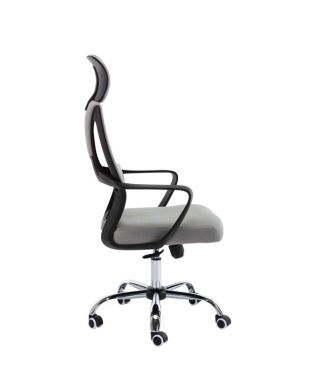 Fotel biurowy szary FOT-402-SZAR