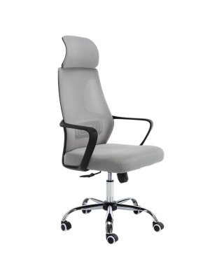 Fotel biurowy szary FOT-402-SZAR