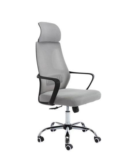 Fotel biurowy szary FOT-402-SZAR
