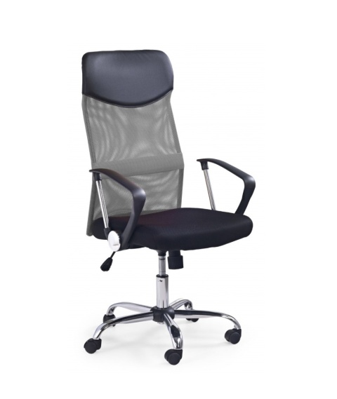 Fotel biurowy z mikrosiatki FOT-403-SZAR