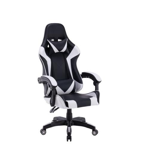 Fotel gamingowy bialy FOT-406-BIEL