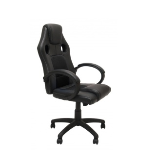 Fotel gamingowy czarny FOT-407-CZERN