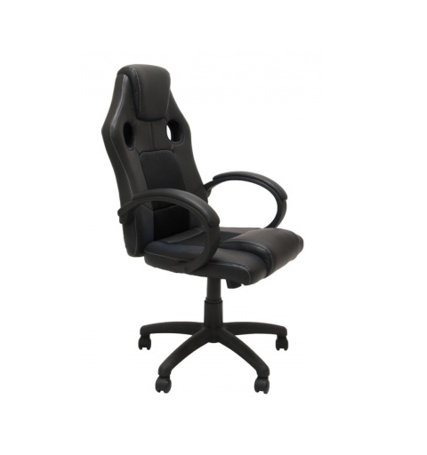 Fotel gamingowy czarny FOT-407-CZERN