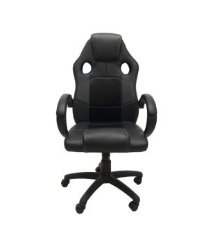 Fotel gamingowy czarny FOT-407-CZERN