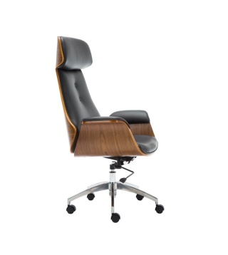 Fotel polerowany orzech czarny FOT-415-ORZ-CZ