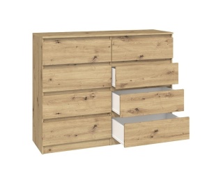 Komoda 120 cm dąb artisan KOM-907-ART