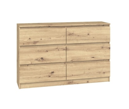 Komoda 30 cm głębokości dąb artisan KOM-904-ART