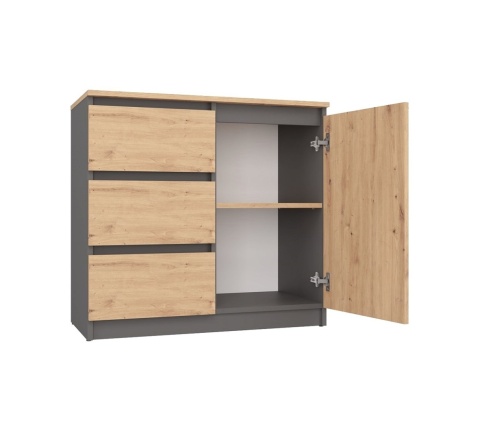 Komoda 80 cm KOM-910-ANT-ART-BA