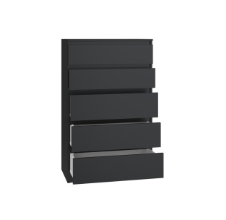 Komoda bez uchwytów KOM-903-CZERN-MAT