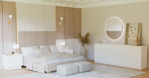 Komoda biała 200 cm KOM-925-BIEL-MAT